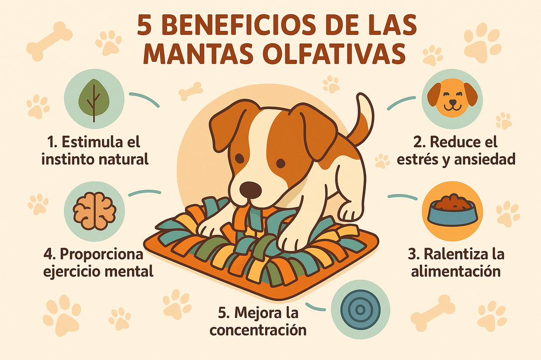 Los 5 beneficios de la alfombra olfativa para tu perro