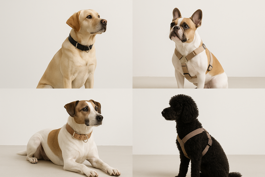 Collares y arneses: ¿cuál es mejor para tu perro?