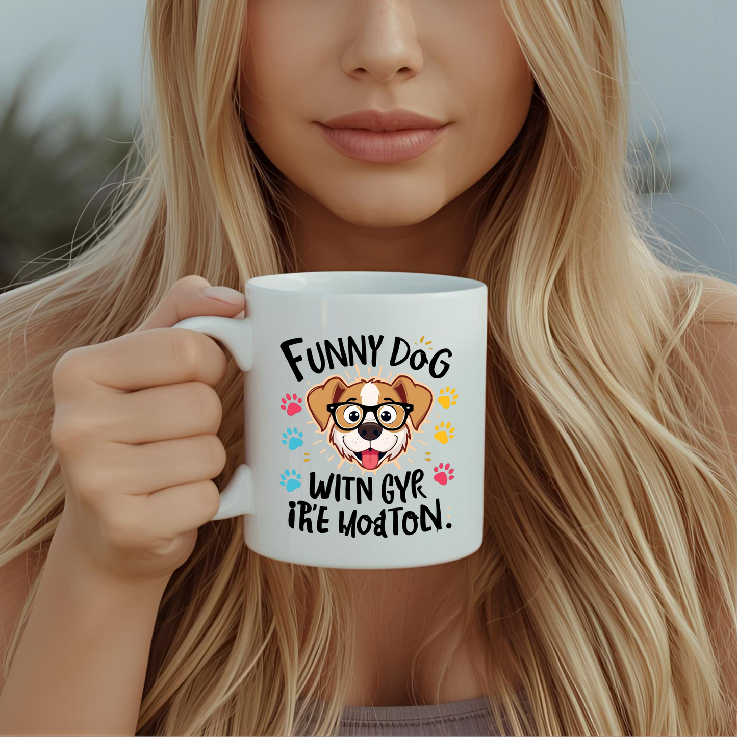Taza divertida para amantes de los perros, regalo perfecto para dueños de mascotas