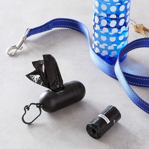 Amazon Basics Bolsas de basura para perros con dispensador y clip para correa, Sin fragancia, 900 bolsas (60 paquetes de 15) - Creapet Studio