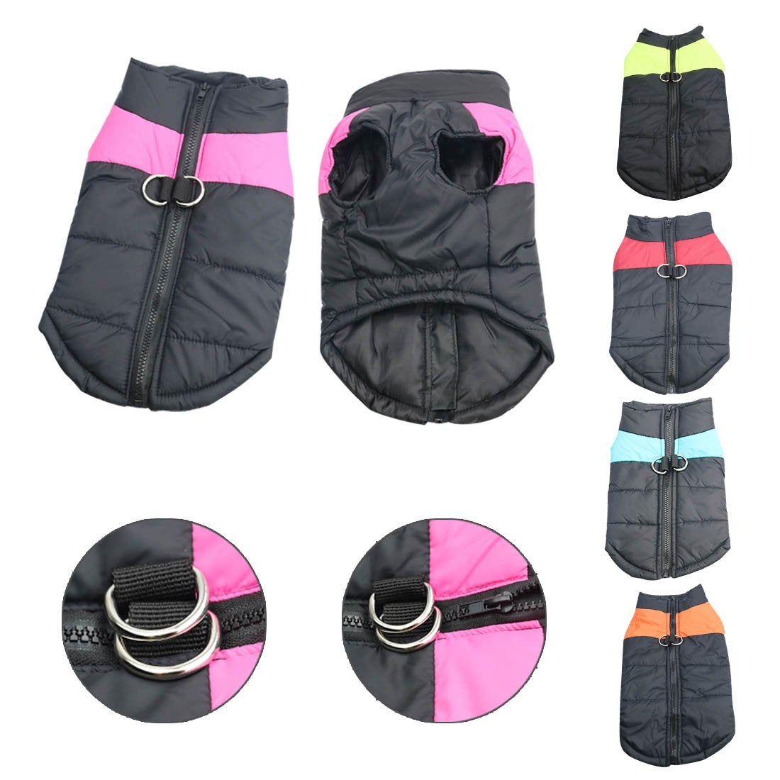 Abrigo aprueba de Agua de Perro para Invierno Ropa para Perros pequeños medianos y Grandes Mascotas Tallas S M L XL XXL 3XL 4XL 5XL - Creapet Studio