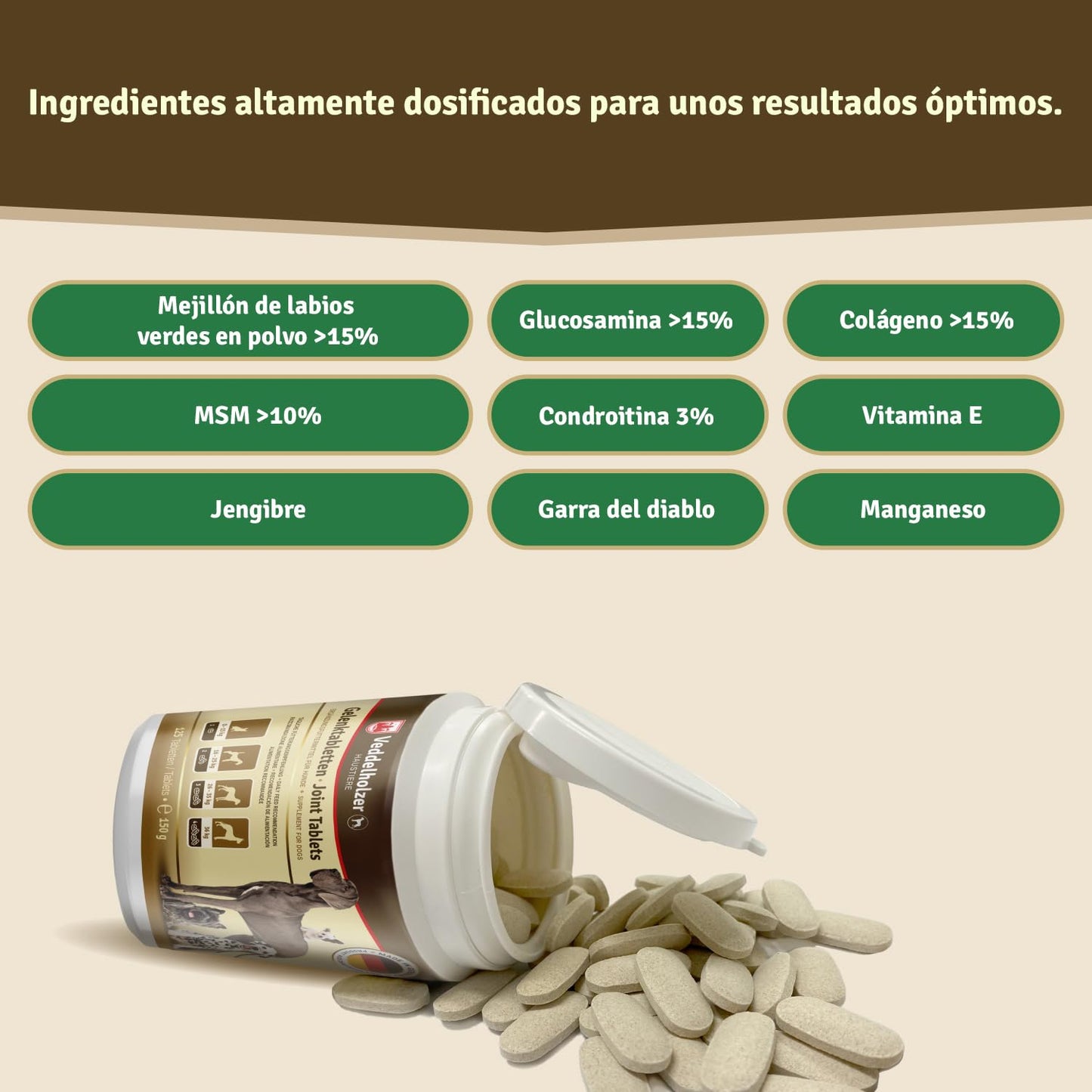 Comprimidos condroprotector Perros para articulaciones