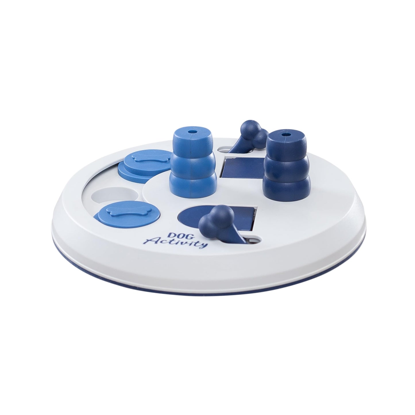 Juguetes inteligente para perros con actividades,Juego de estrategia Dog Activity con tapa abatible, para todos los tamaños de razas, ø 23 cm» - 32026 - Creapet Studio