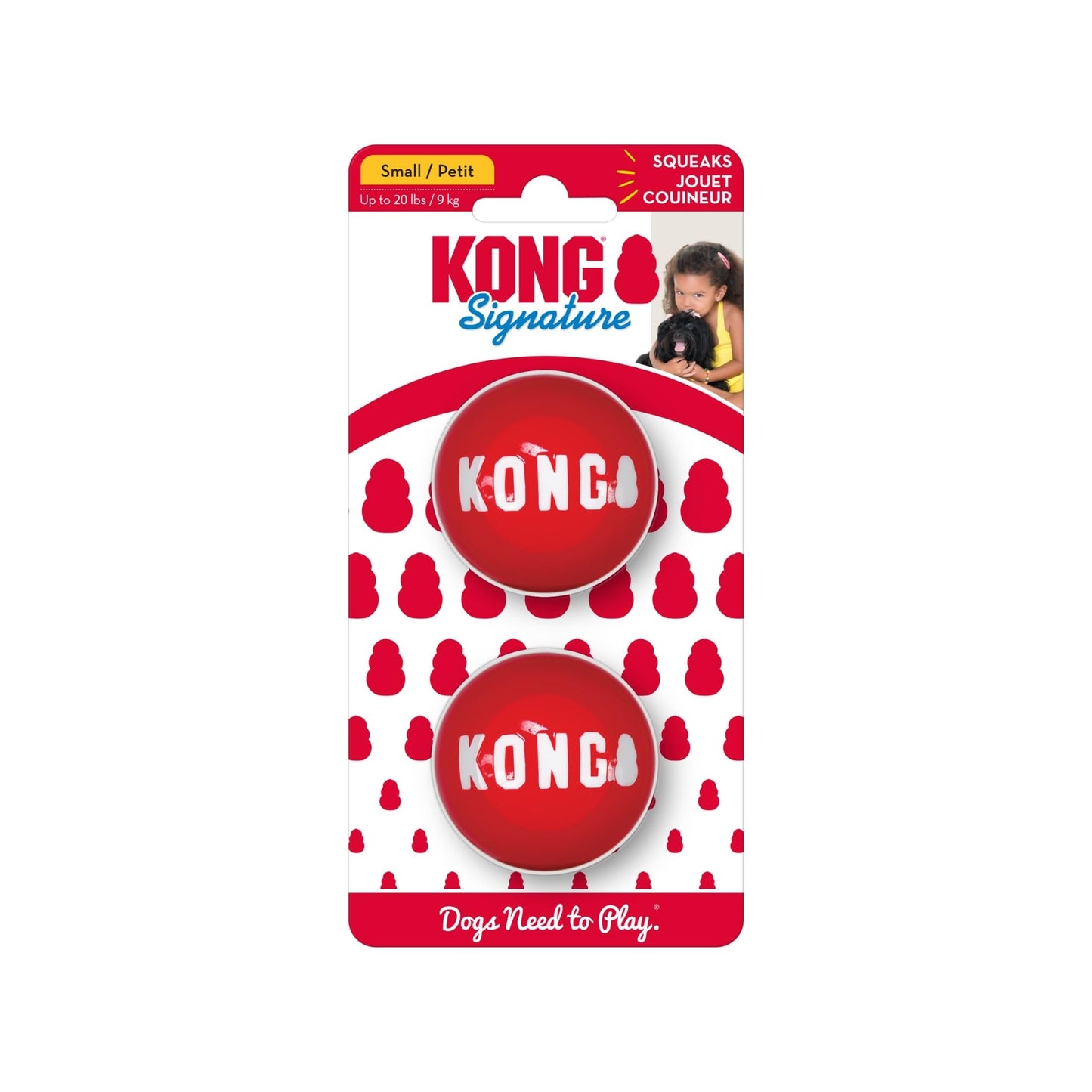 KONG Balls 2 PCS Small