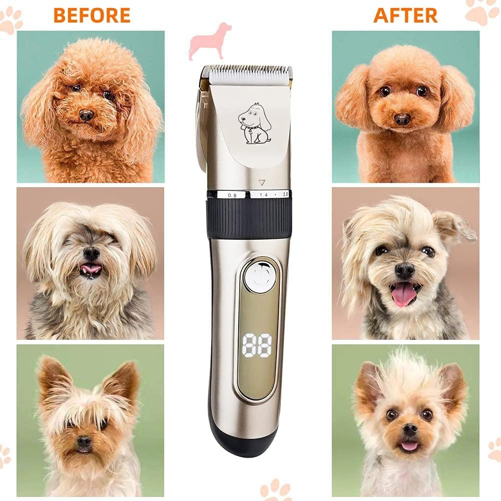Cortapelos inalámbrico para Mascotas IPX7 Impermeable
