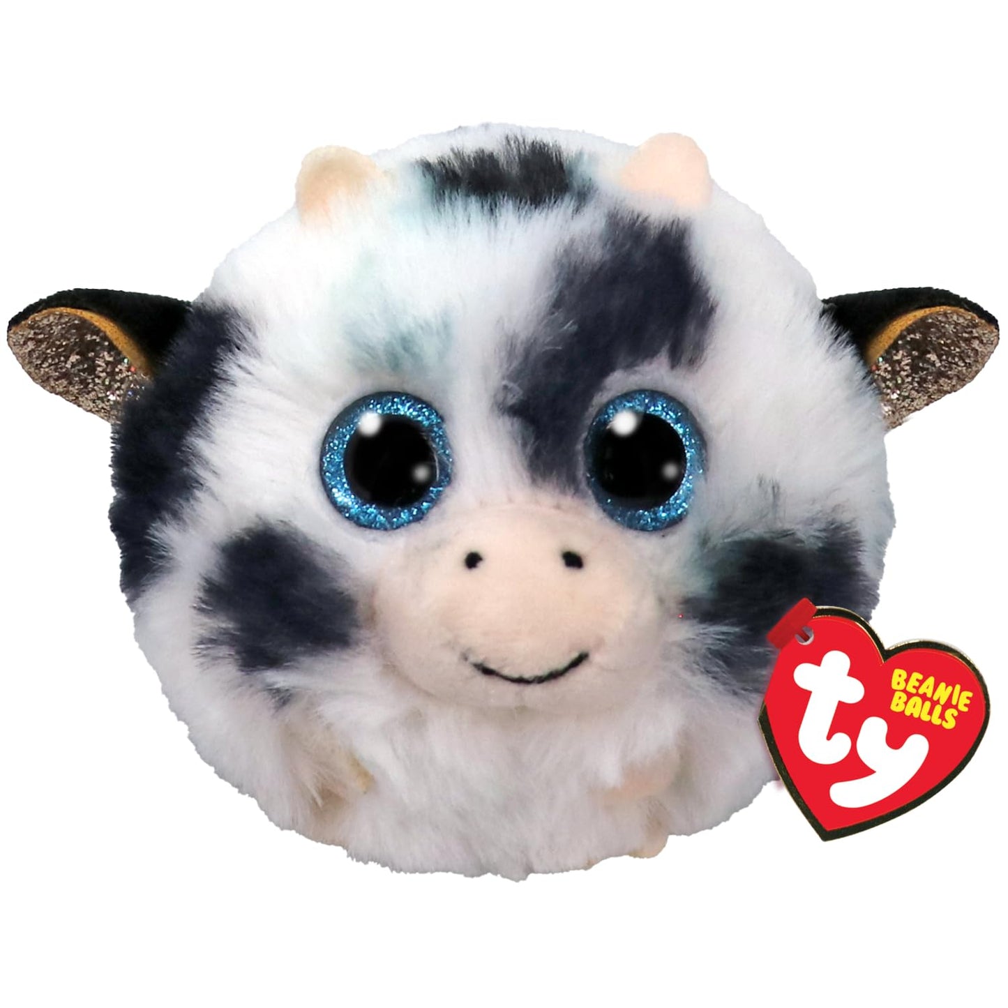 Peluche Vaca Beanie Moophy con Ojos Azules para Mascotas