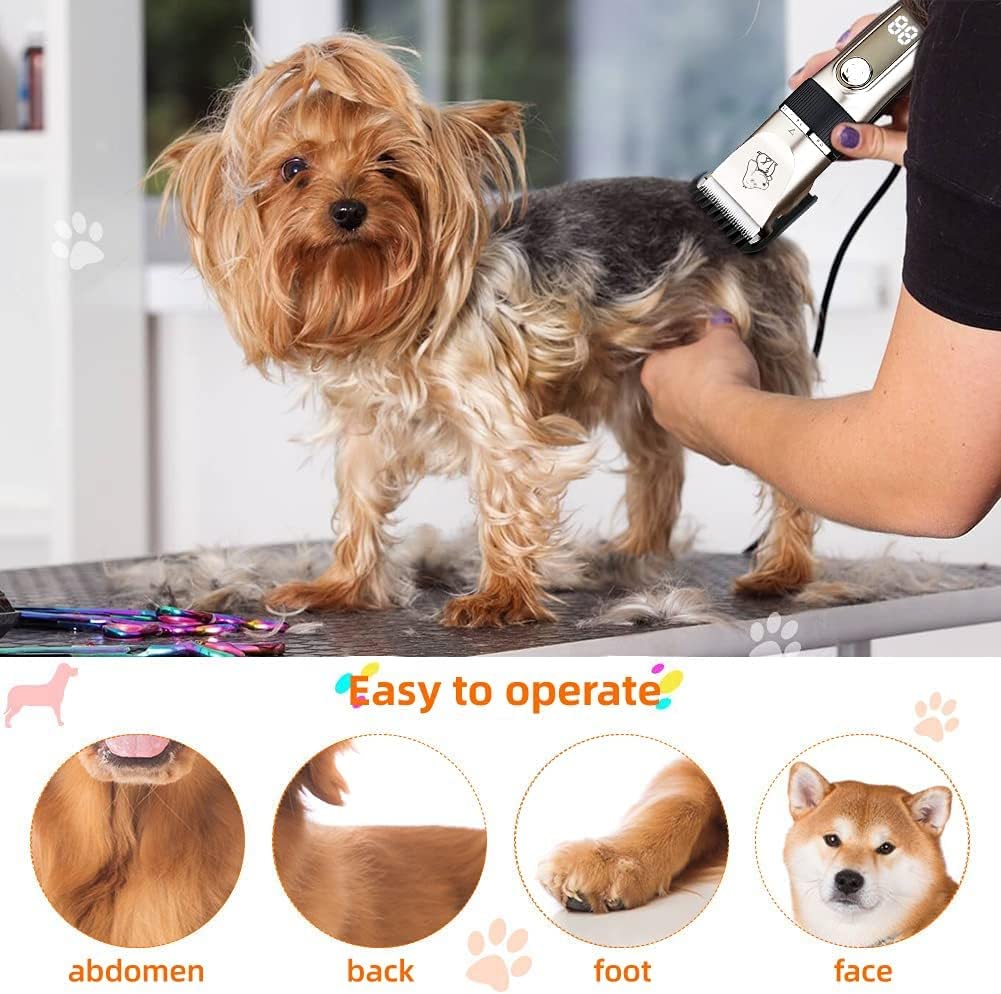 Cortapelos inalámbrico para Mascotas IPX7 Impermeable
