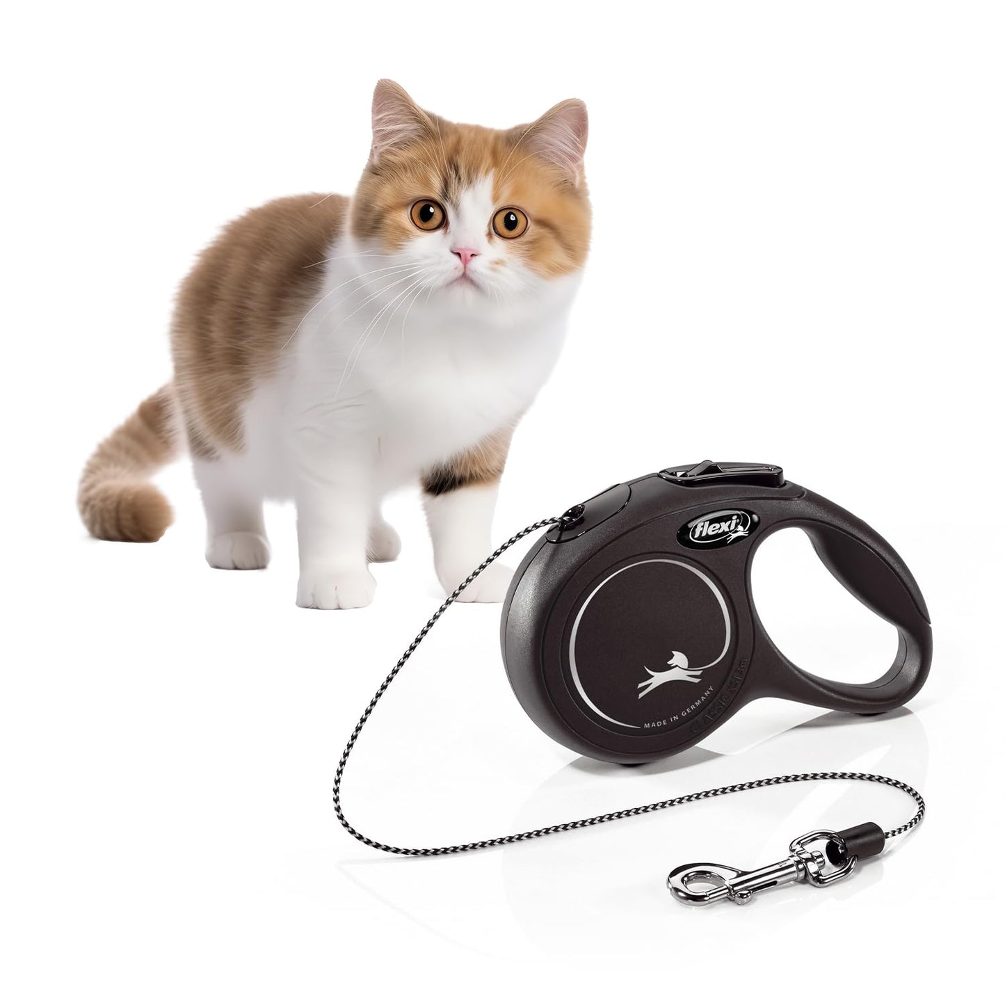 Correa para gatos New Classic, XS, Negro - Creapet Studio