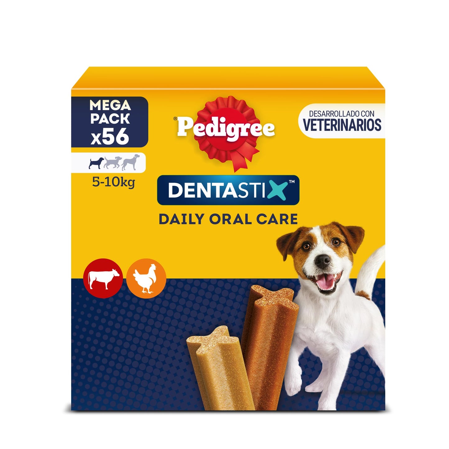 Pedigree Dentastix Snack Dental para la Higiene Oral de Perros Pequeños