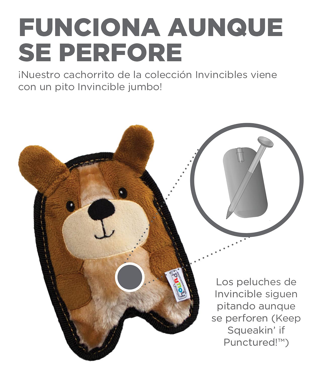 Juguete con sonido para perros pequeños