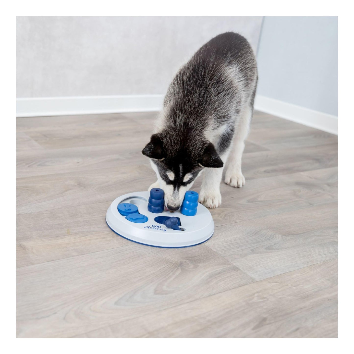 Juguetes inteligente para perros con actividades,Juego de estrategia Dog Activity con tapa abatible, para todos los tamaños de razas, ø 23 cm» - 32026 - Creapet Studio