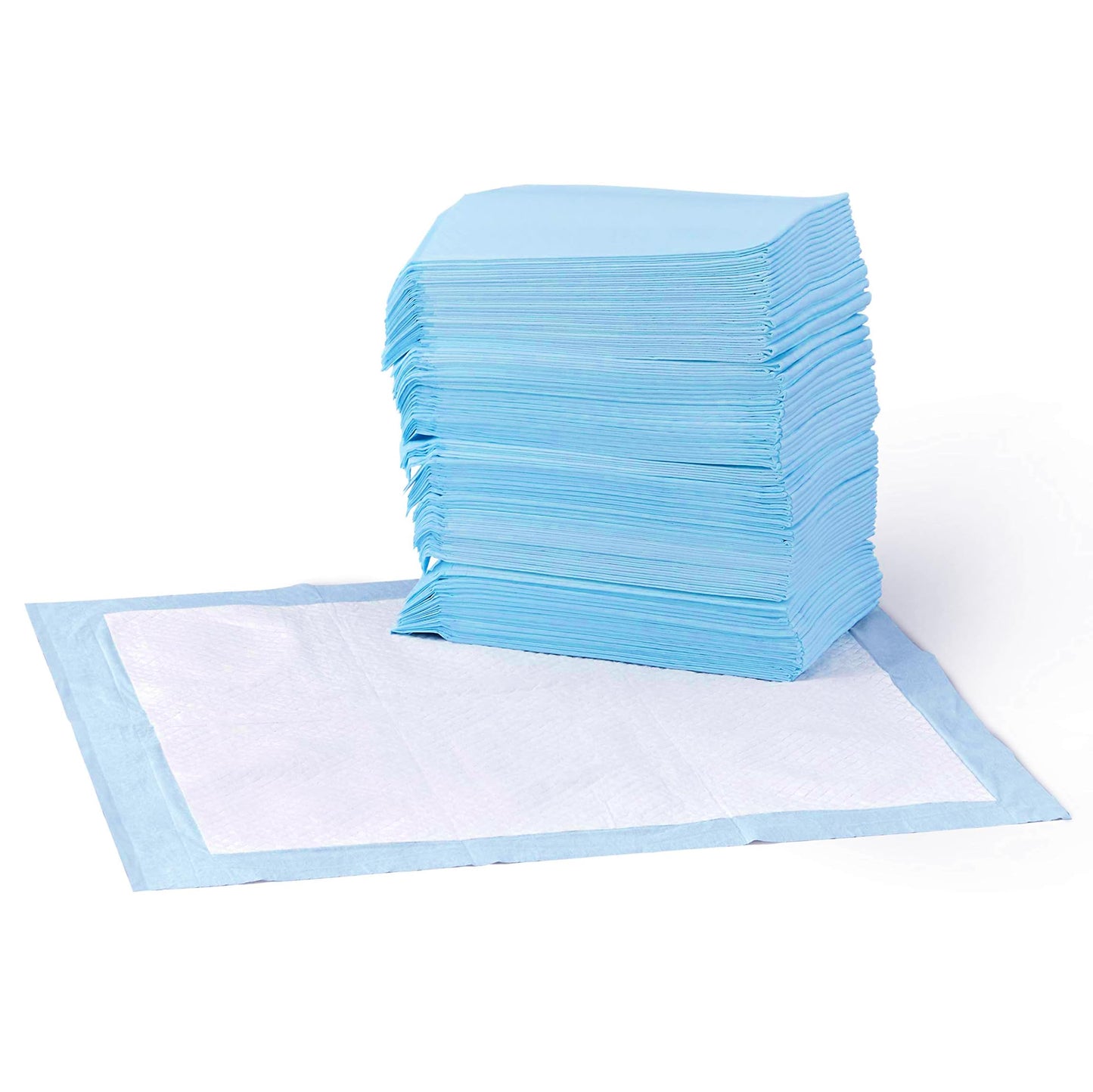 Almohadillas de adiestramiento de Perros y Cachorros, diseño de 5 Capas a Prueba de Fugas con Superficie de Secado rápido, Regular, 50 Unidades, Azul - Creapet Studio