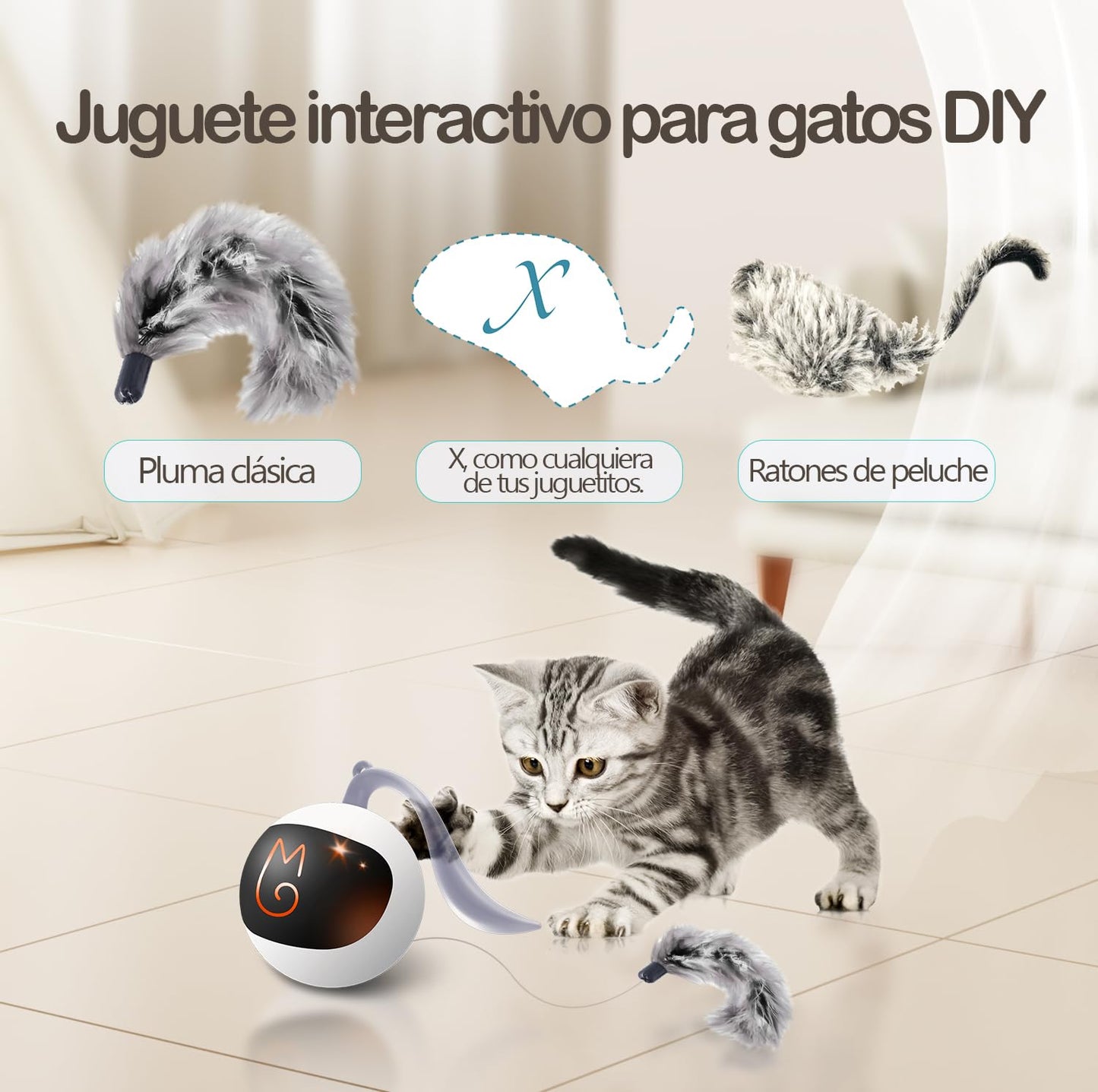 Migipaws Pack de Juguetes para Gatos