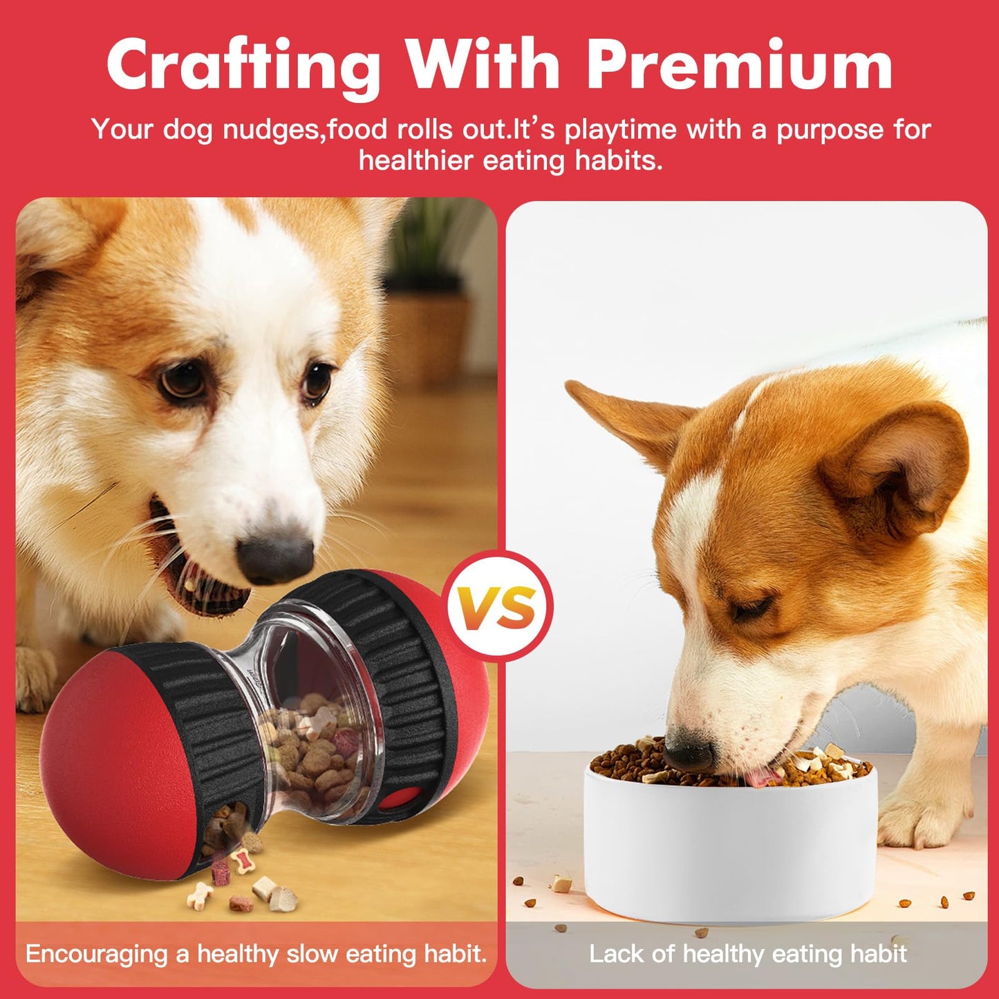 Juguete Interactivo para Perros: Bola de Rompecabezas con Dispensador de Golosinas - Creapet Studio