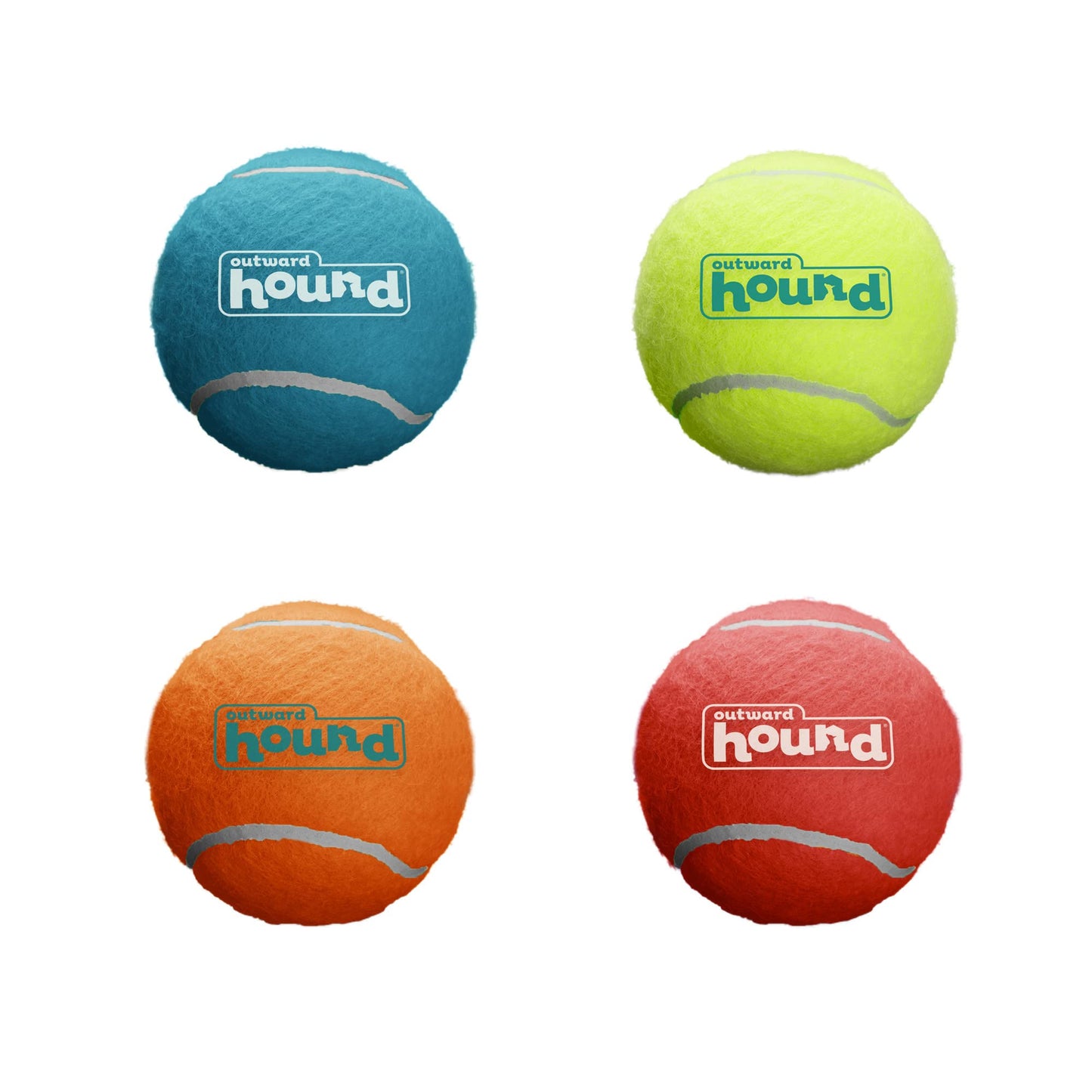 Juguete de Pelota de Tenis para Perros Pequeño - Pack de 4