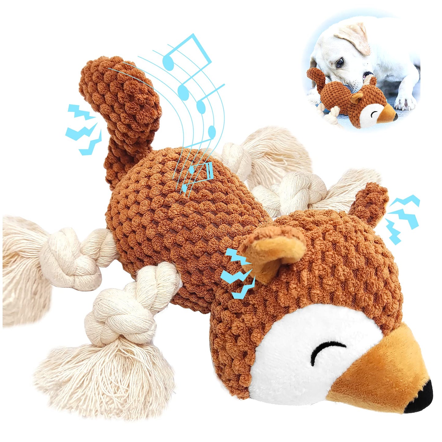 Juguetes para perros con sonido: perfectos para estimular el instinto de juego y mantener su atención con divertidos chirridos.