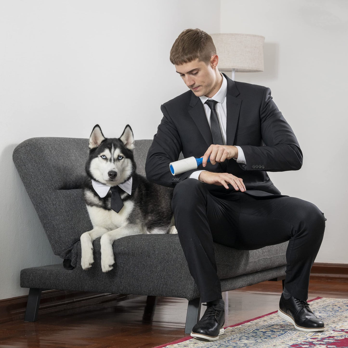 PetLovers Rollo Extra de Pelusa Adhesiva Conjunto de megavalor 450 Hojas para depilación de Mascotas removedor de Pelusa para Perros y Gatos Paquete de 5 - Creapet Studio