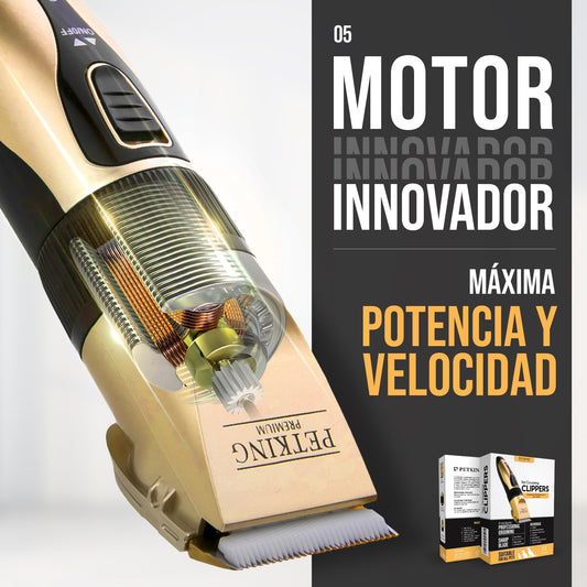 Maquina profesional sin ruido de cortar pelo de Perros