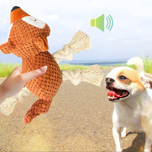 Juguetes para perros con sonido: perfectos para estimular el instinto de juego y mantener su atención con divertidos chirridos.
