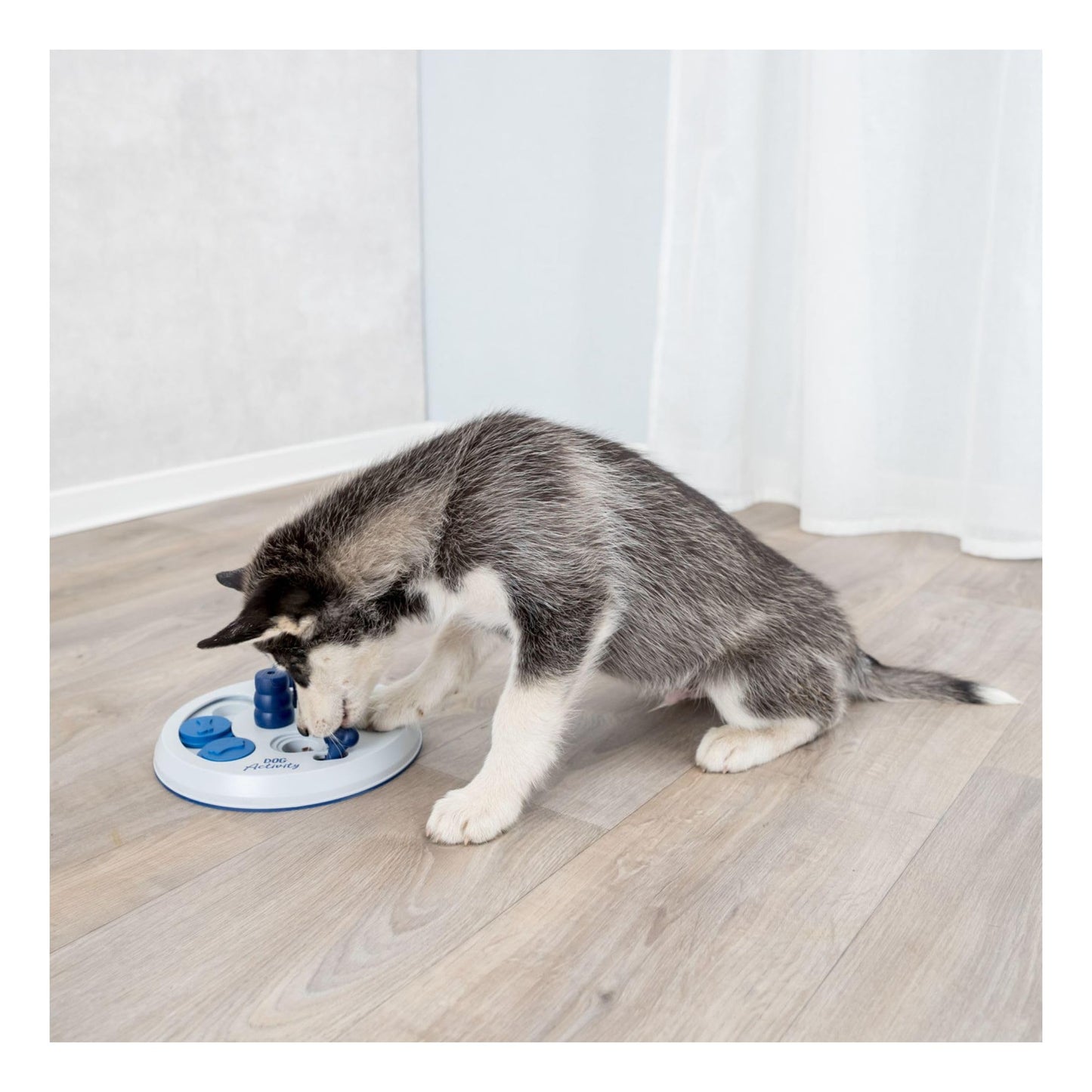 Juguetes inteligente para perros con actividades,Juego de estrategia Dog Activity con tapa abatible, para todos los tamaños de razas, ø 23 cm» - 32026 - Creapet Studio