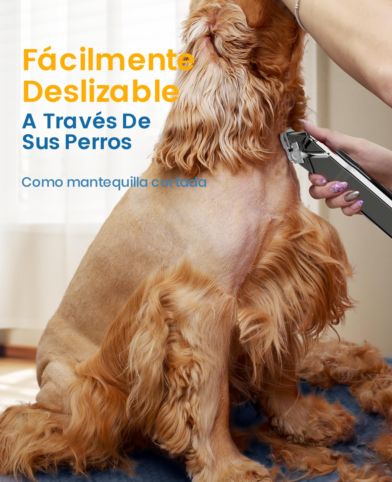 Maquina cortar pelo grueso inalámbrico Perros lavable