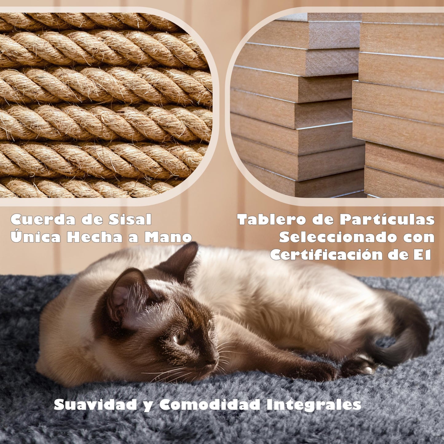 Yaheetech Árbol Rascador para Gatos con Plataforma Torre Escalador para 1-3 Gatos Medianos con Bolas 49x49x138.5cm Gris Oscuro - Creapet Studio