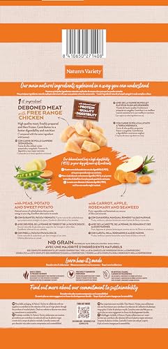 Comida para perros Nature's Variety No Grain Pienso para Perros Adultos con Mini con Pollo - Creapet Studio