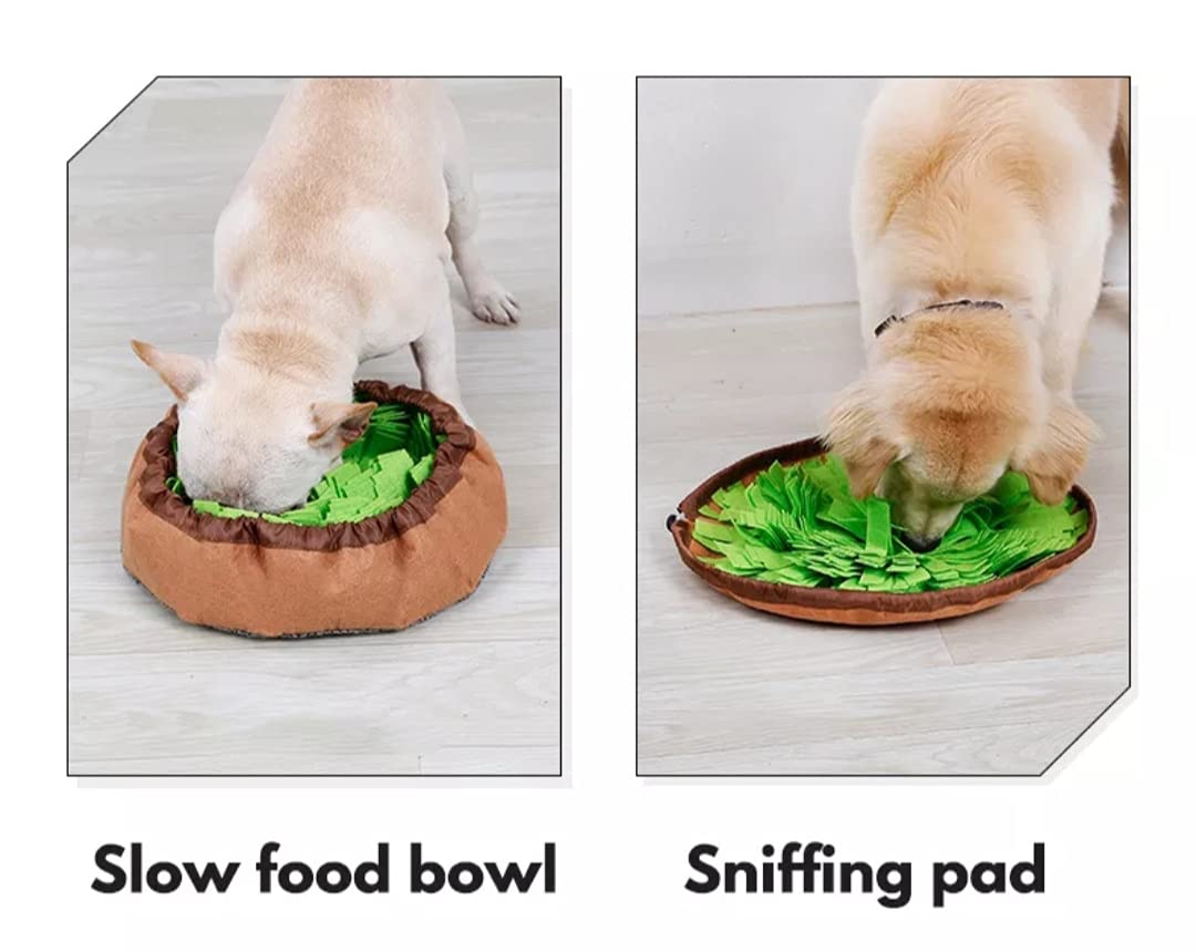 Juguete Interactivo de Alfombra Olfativa para Perros Verde