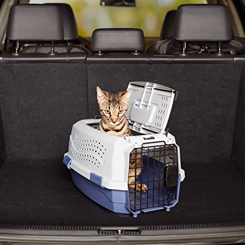 Trasportín para Gato de 2 puertas con carga superior, El transportín más vendido - Creapet Studio