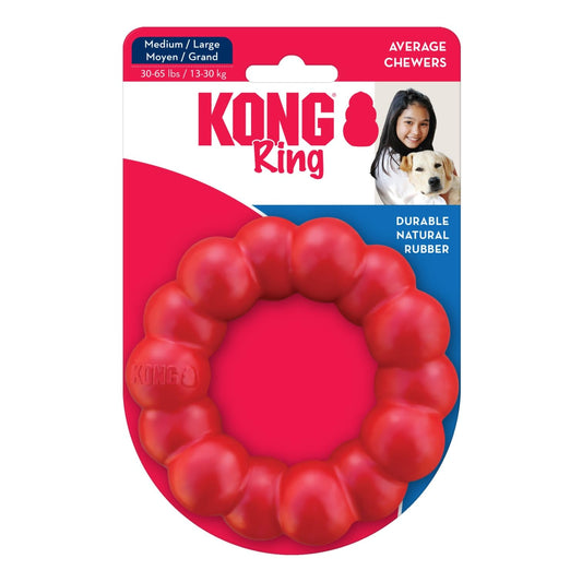 KONG Ring Anillo Rojo juguete masticable para Perros