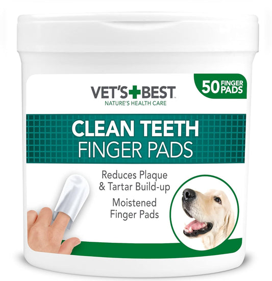 Toallitas de limpieza de Dientes Naturales para Perros 50 Unidades 160 g