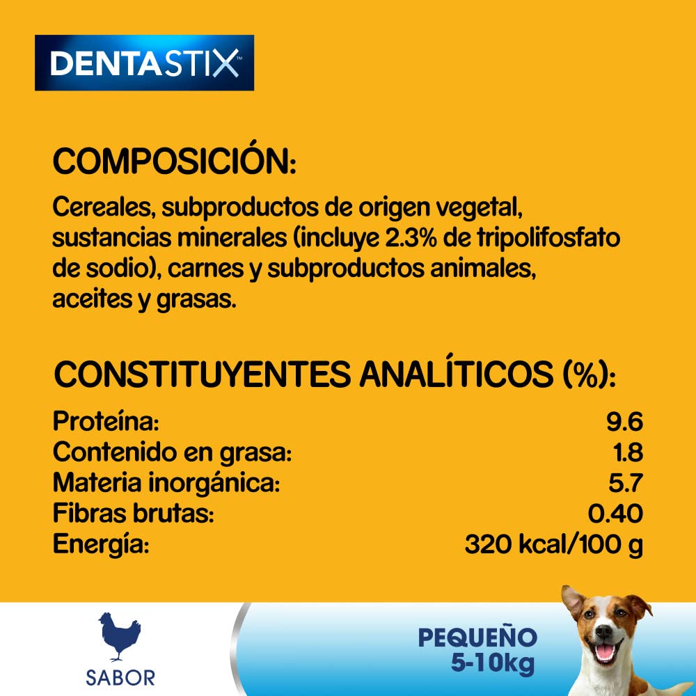 Pedigree Dentastix Snack Dental para la Higiene Oral de Perros Pequeños
