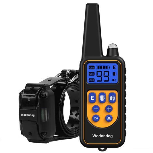 Collar de Adiestramiento para Perros, Collar Electrico Perro Recargable y Impermeable con un Alcance de 1000 Metros, para Perros Pequeños, Medianos y Grandes - Creapet Studio
