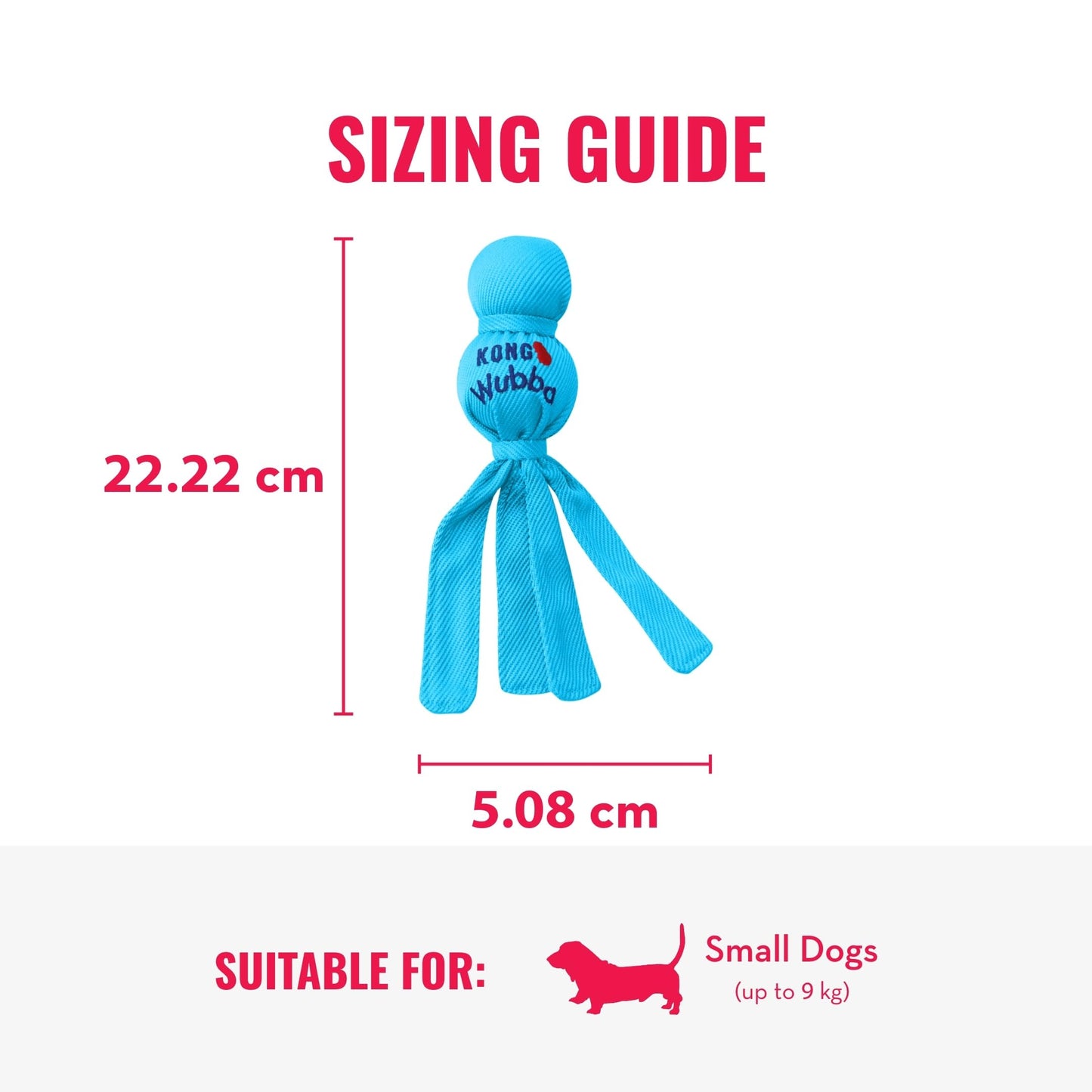 KONG Wubba Puppy Mordedor elástico