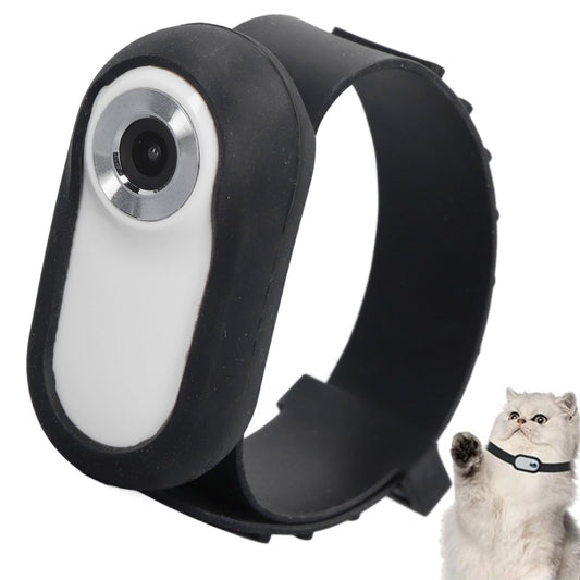Cámara para Collar de Gato 2025, Cámaras para Mascotas con Gran Angular de 120 Grados - Creapet Studio