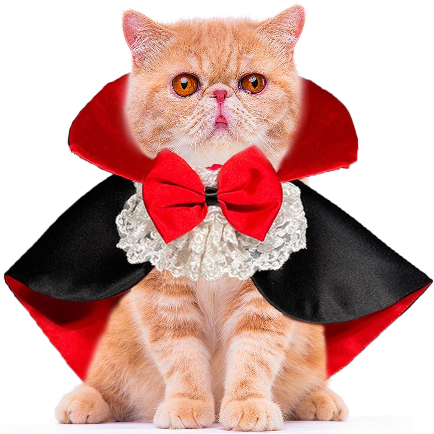 Capa de Vampiro para Perros y Gatos de Halloween