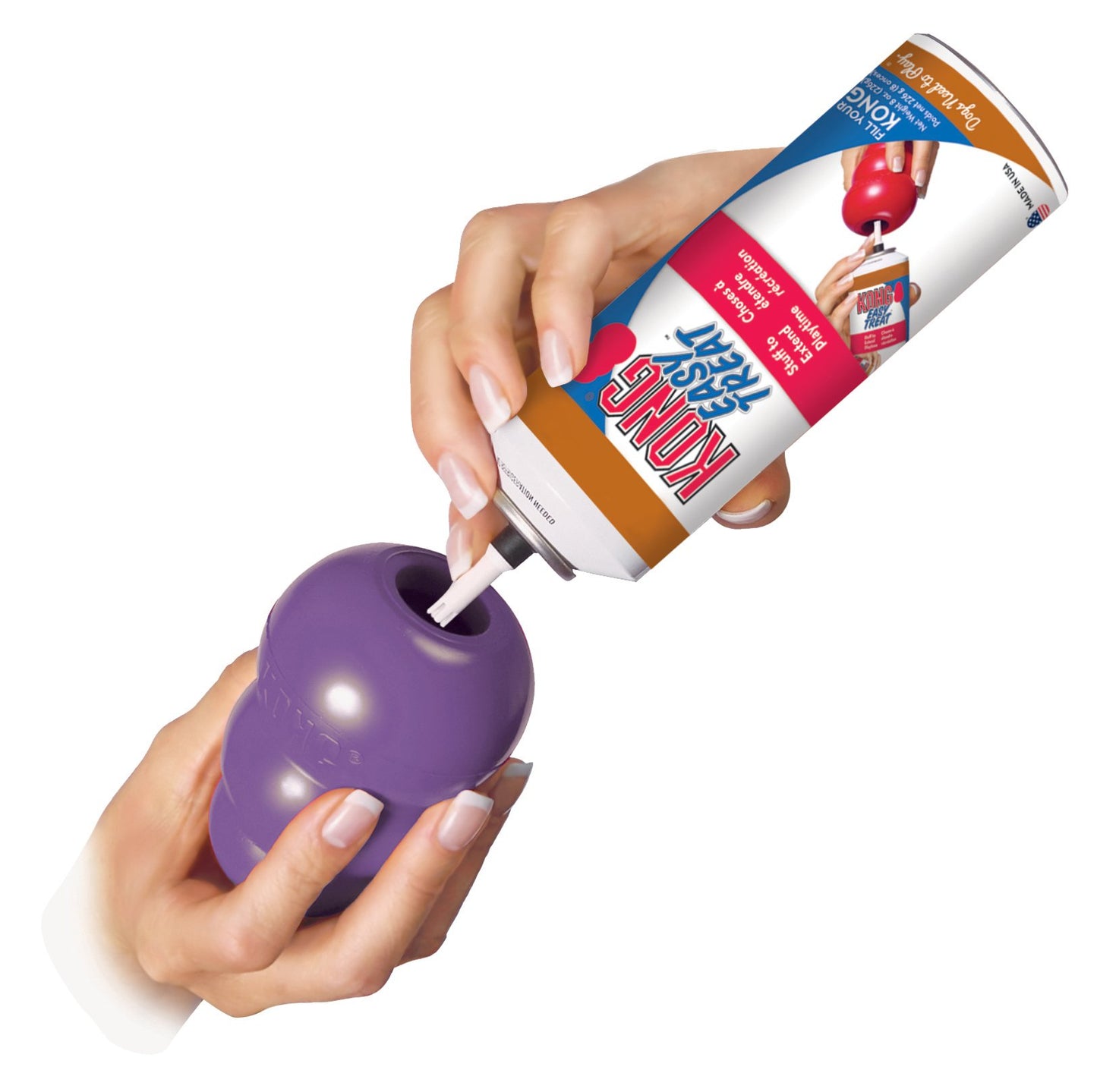 KONG Senior Juguete para perro Púrpura