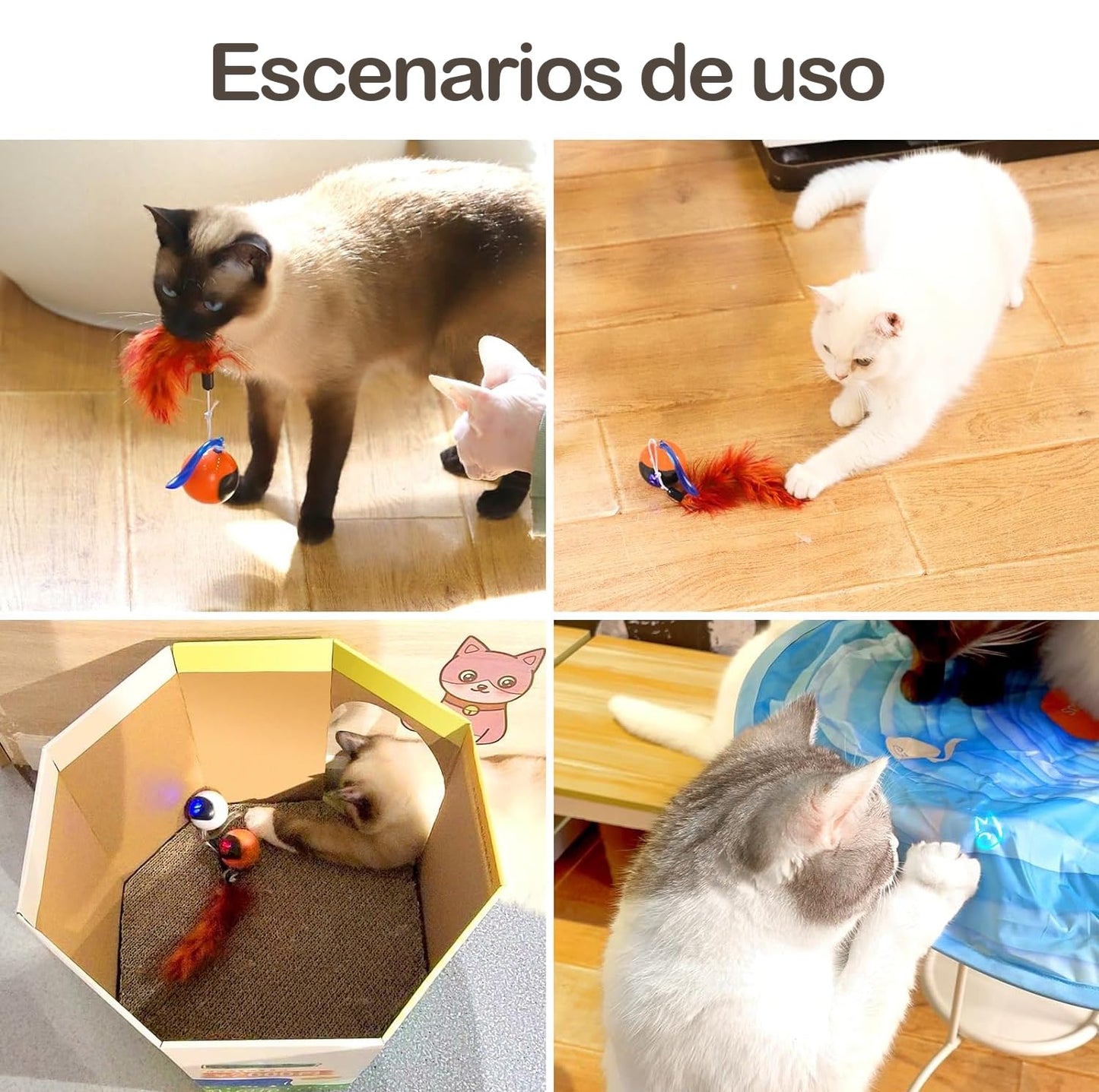 Migipaws Pack de Juguetes para Gatos