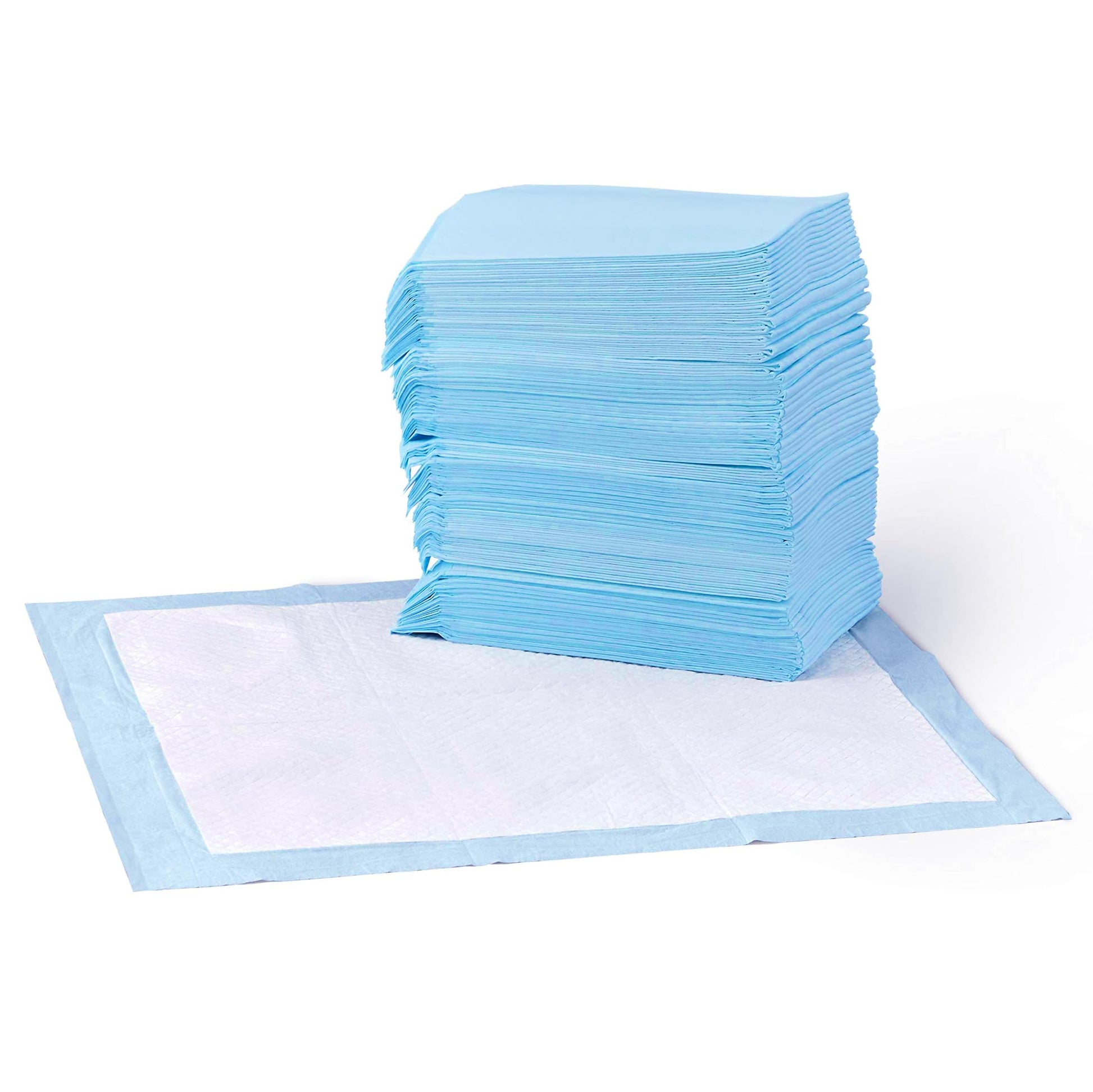 Almohadillas de adiestramiento de Perros y Cachorros, diseño de 5 Capas a Prueba de Fugas con Superficie de Secado rápido, Regular, 50 Unidades, Azul - Creapet Studio