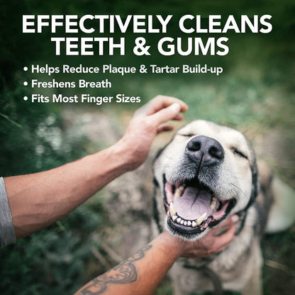 Toallitas de limpieza de Dientes Naturales para Perros 50 Unidades 160 g