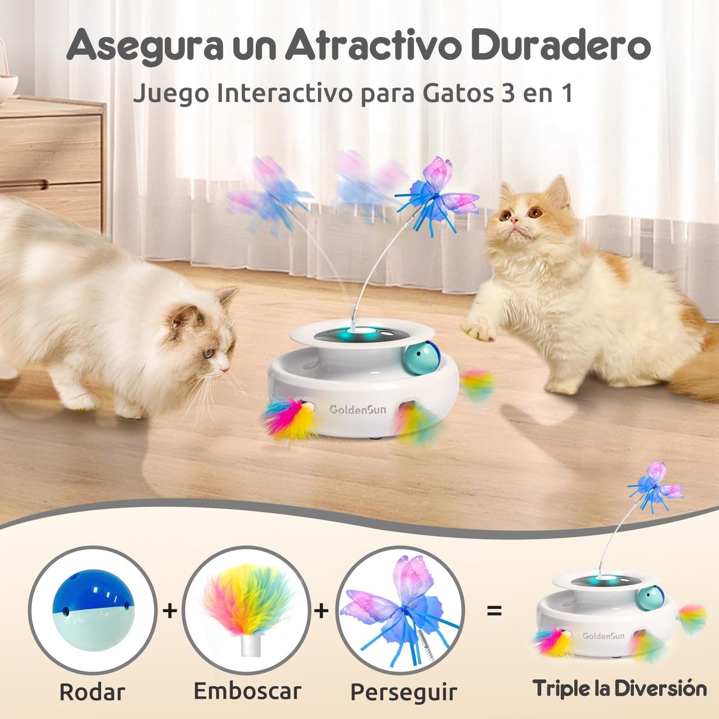 Juguetes de Pluma para Gatos