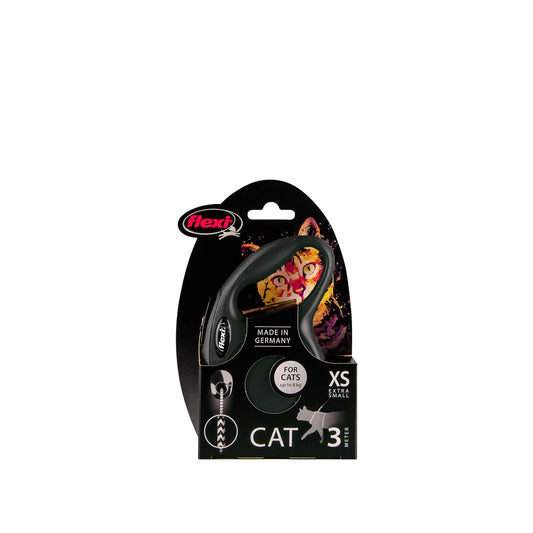 Correa para gatos New Classic, XS, Negro - Creapet Studio