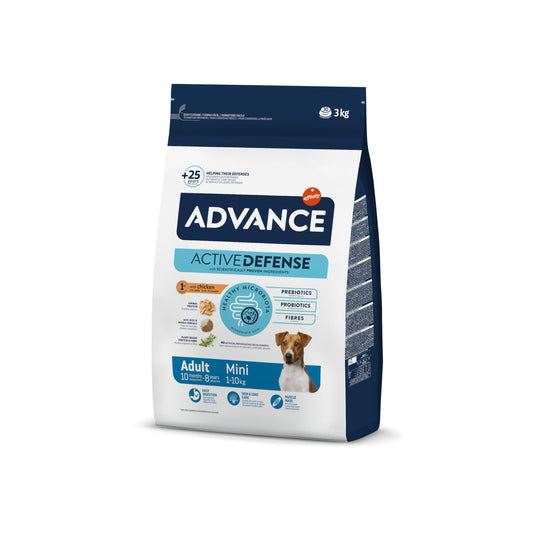 Advance Mini Adult Chicken, Pienso para Perros Adultos de Razas Pequeñas con Pollo, 3kg - Creapet Studio