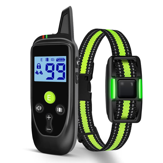 Collar de Adiestramiento para Perros con Control Remoto 1000 m – 3 Modos, Bloqueo de Seguridad, para Perros Pequeños, Medianos y Grandes - Creapet Studio