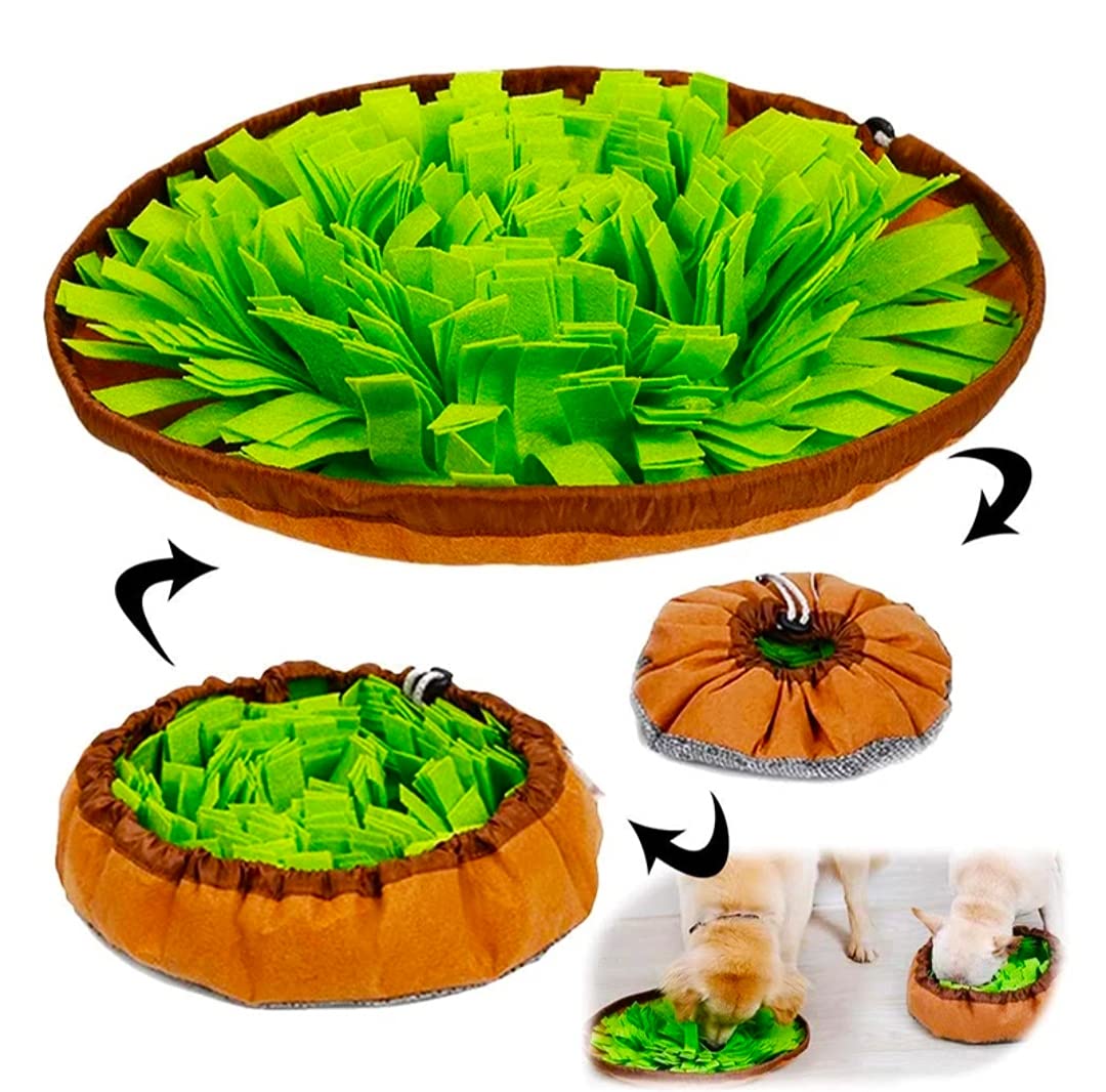 Juguete Interactivo de Alfombra Olfativa para Perros Verde