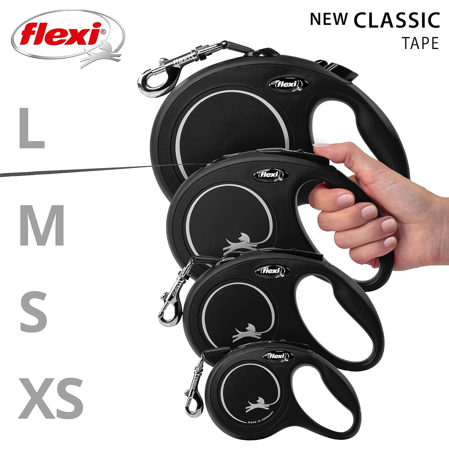 Trixie flexi New Classic Cinta Enrollable para Perro - Creapet Studio