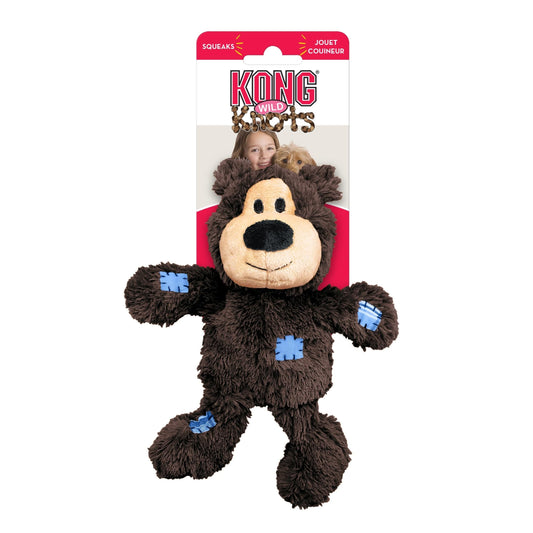 KONG Oso Wild Knots Bears - Juguete para Perro de Cuerda con Nudos