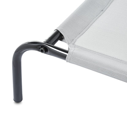 Amazon Basics Perro Cama elevada refrescante para mascotas, Large, 130 x 80 x 19 cm (L x An x Al), Gris - Creapet Studio