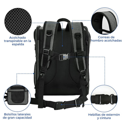 Mochilas para Gatos y Mochilas Perros, para Mascotas Gato Grandes y Pequeñas - Creapet Studio