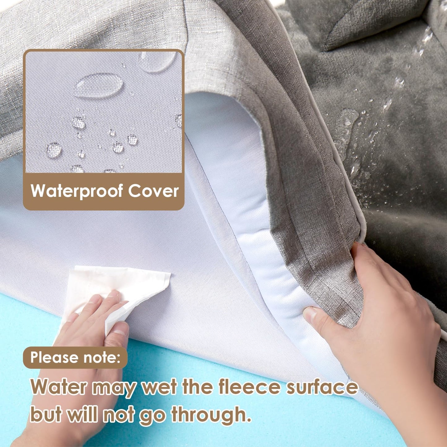 Cama ortopédica extra grande para perros (112x81x16 cm), ideal para razas grandes o gigantes. Fabricada con espuma viscoelástica para máximo confort y alivio articular. - Creapet Studio